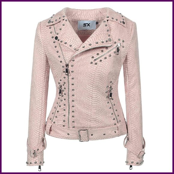 Faux Suede Moto Jacket with Zipper Details Long Sleeve Biker Coat